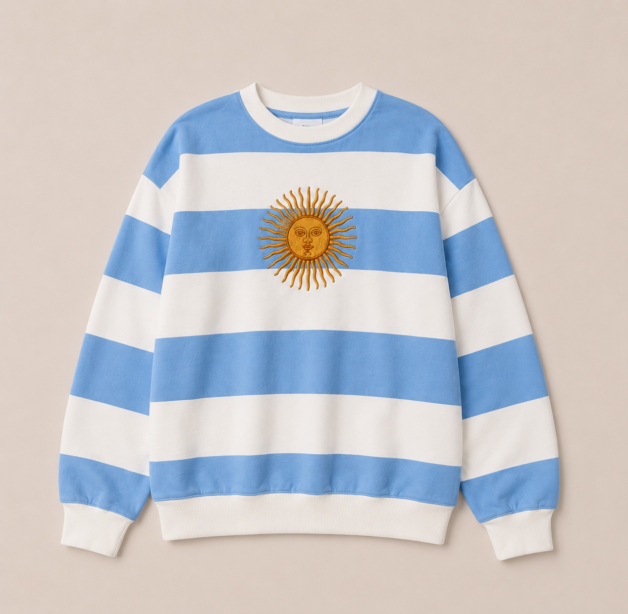 Buzo Argentina Sol Bordado